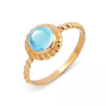 Кольцо с топазом Линии Любви