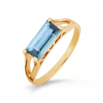 Кольцо с топазом Линии Любви