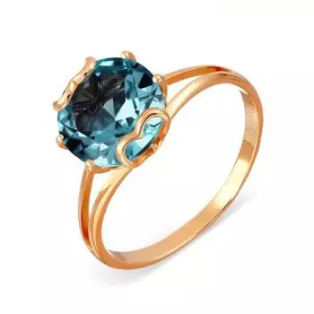 Кольцо с топазом Линии Любви