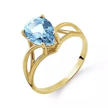 Кольцо с топазом Линии Любви