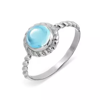 Кольцо с топазом Линии Любви