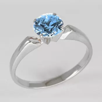 Кольцо с топазом Линии Любви