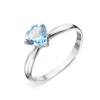 Кольцо с топазом Линии Любви