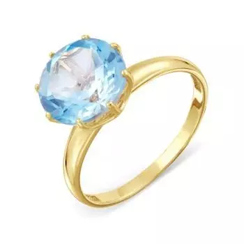 Кольцо с топазом Линии Любви