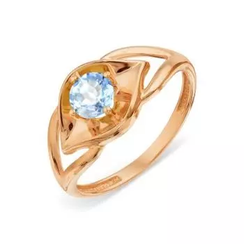 Кольцо с топазом Линии Любви