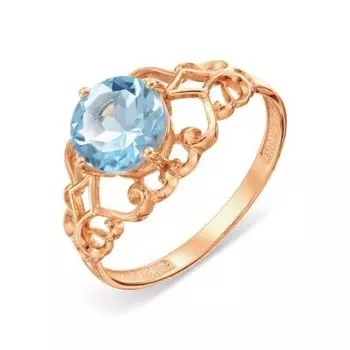 Кольцо с топазом Линии Любви