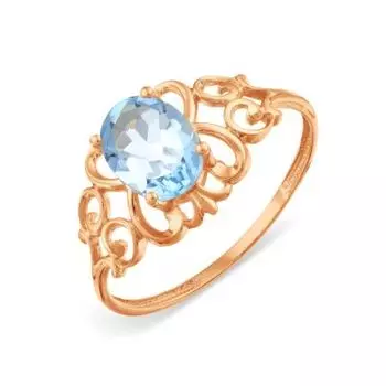 Кольцо с топазом Линии Любви