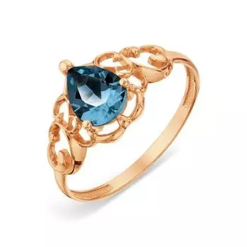 Кольцо с топазом Линии Любви