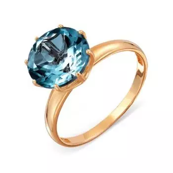 Кольцо с топазом Линии Любви