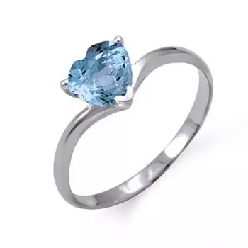 Кольцо с топазом Линии Любви