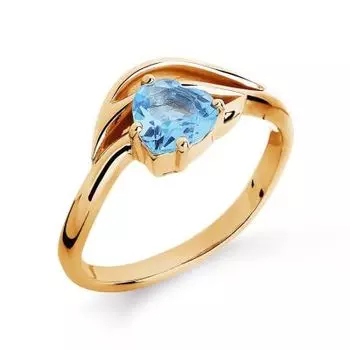 Кольцо с топазом Линии Любви