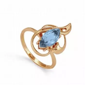 Кольцо с топазом Линии Любви