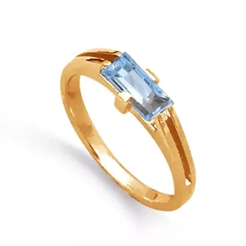 Кольцо с топазом Линии Любви