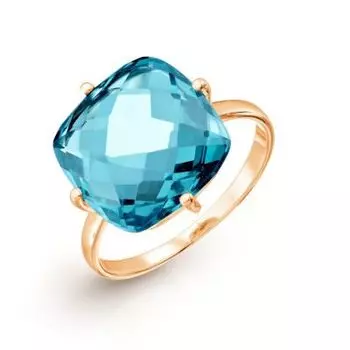 Кольцо с топазом ситалл Линии Любви