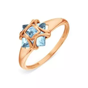 Кольцо с топазом ситалл Линии Любви