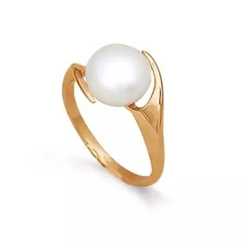 Кольцо с жемчугом Линии Любви