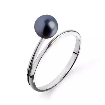 Кольцо с жемчугом Линии Любви