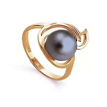 Кольцо с жемчугом Линии Любви