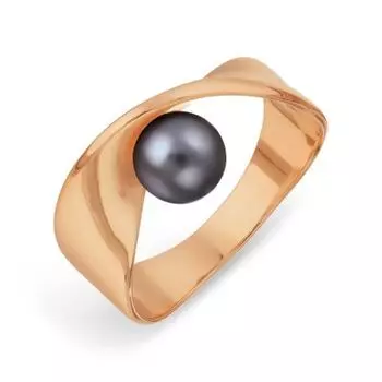 Кольцо с жемчугом Линии Любви