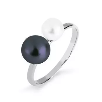 Кольцо с жемчугом Линии Любви