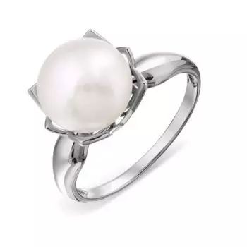 Кольцо с жемчугом Линии Любви