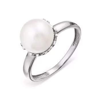 Кольцо с жемчугом Линии Любви