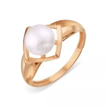 Кольцо с жемчугом Линии Любви