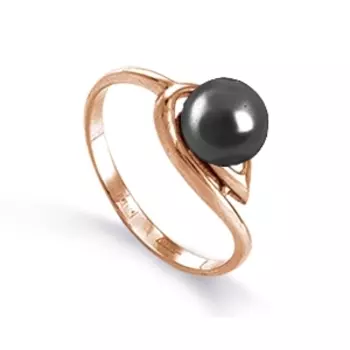 Кольцо с жемчугом Линии Любви