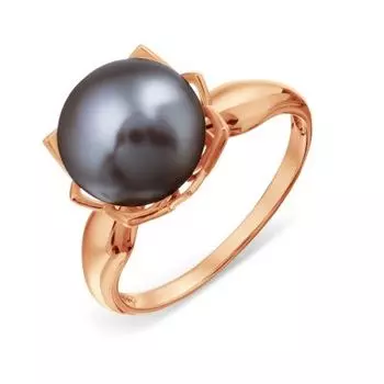 Кольцо с жемчугом Линии Любви