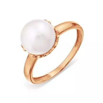 Кольцо с жемчугом Линии Любви