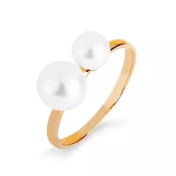 Кольцо с жемчугом Линии Любви