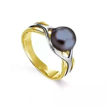 Кольцо с жемчугом Линии Любви