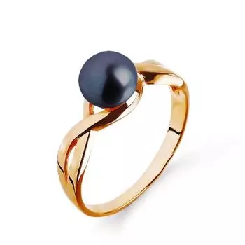 Кольцо с жемчугом Линии Любви