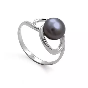 Кольцо с жемчугом Линии Любви