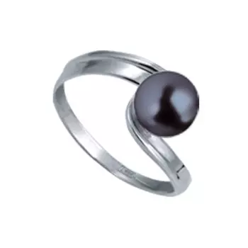 Кольцо с жемчугом Линии Любви