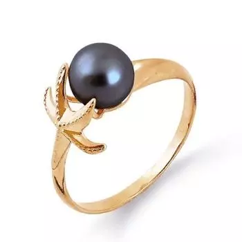 Кольцо с жемчугом Линии Любви