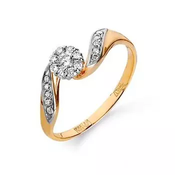 Кольцо с бриллиантами Линии Любви