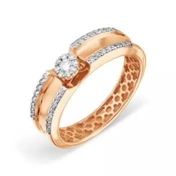 Кольцо с бриллиантами Линии Любви