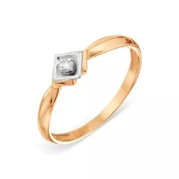 Кольцо с бриллиантом Линии Любви