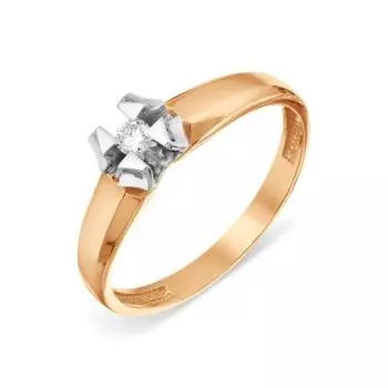 Кольцо с бриллиантом Линии Любви