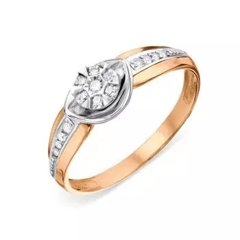 Кольцо с бриллиантами Линии Любви