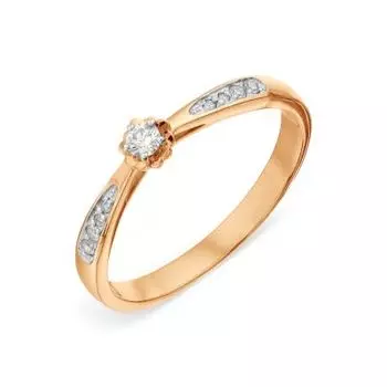 Кольцо с бриллиантами Линии Любви