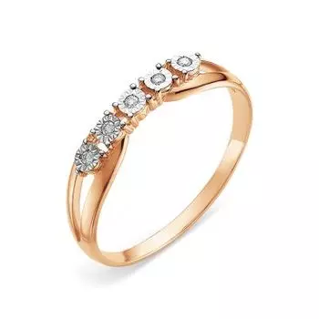 Кольцо с бриллиантами Линии Любви