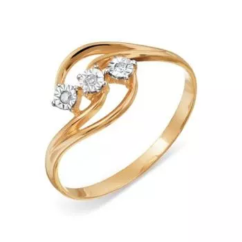 Кольцо с бриллиантами Линии Любви