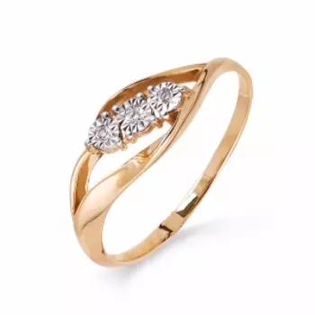 Кольцо с бриллиантами Линии Любви