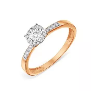 Кольцо с бриллиантами Линии Любви