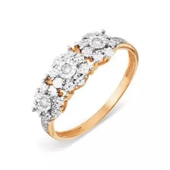 Кольцо с бриллиантами Линии Любви