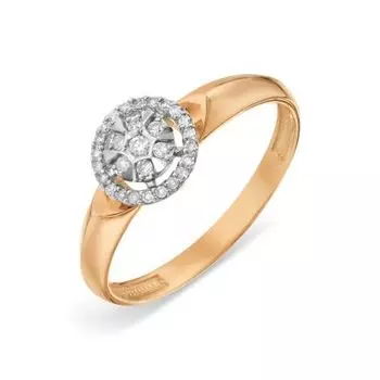 Кольцо с бриллиантами Линии Любви