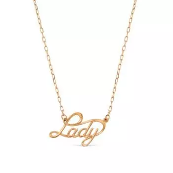 Колье из красного золота Линии Любви