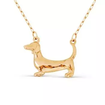 Колье из красного золота Линии Любви